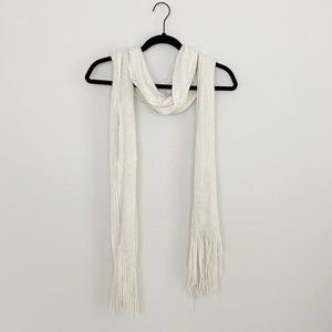 Women's White Scarf